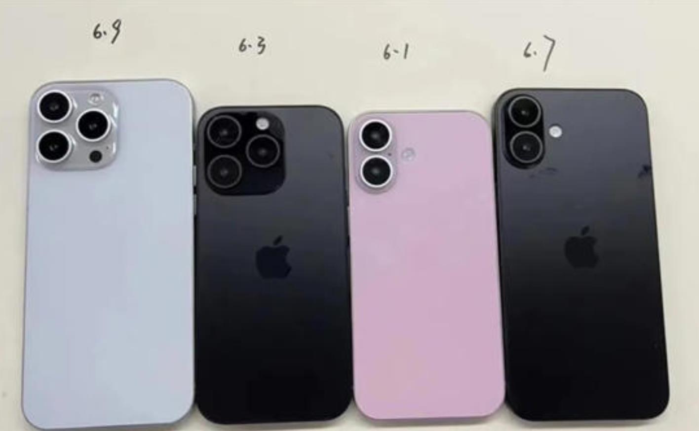 苹果iPhone 16全系曝光：标准版独享竖向摄像头设计