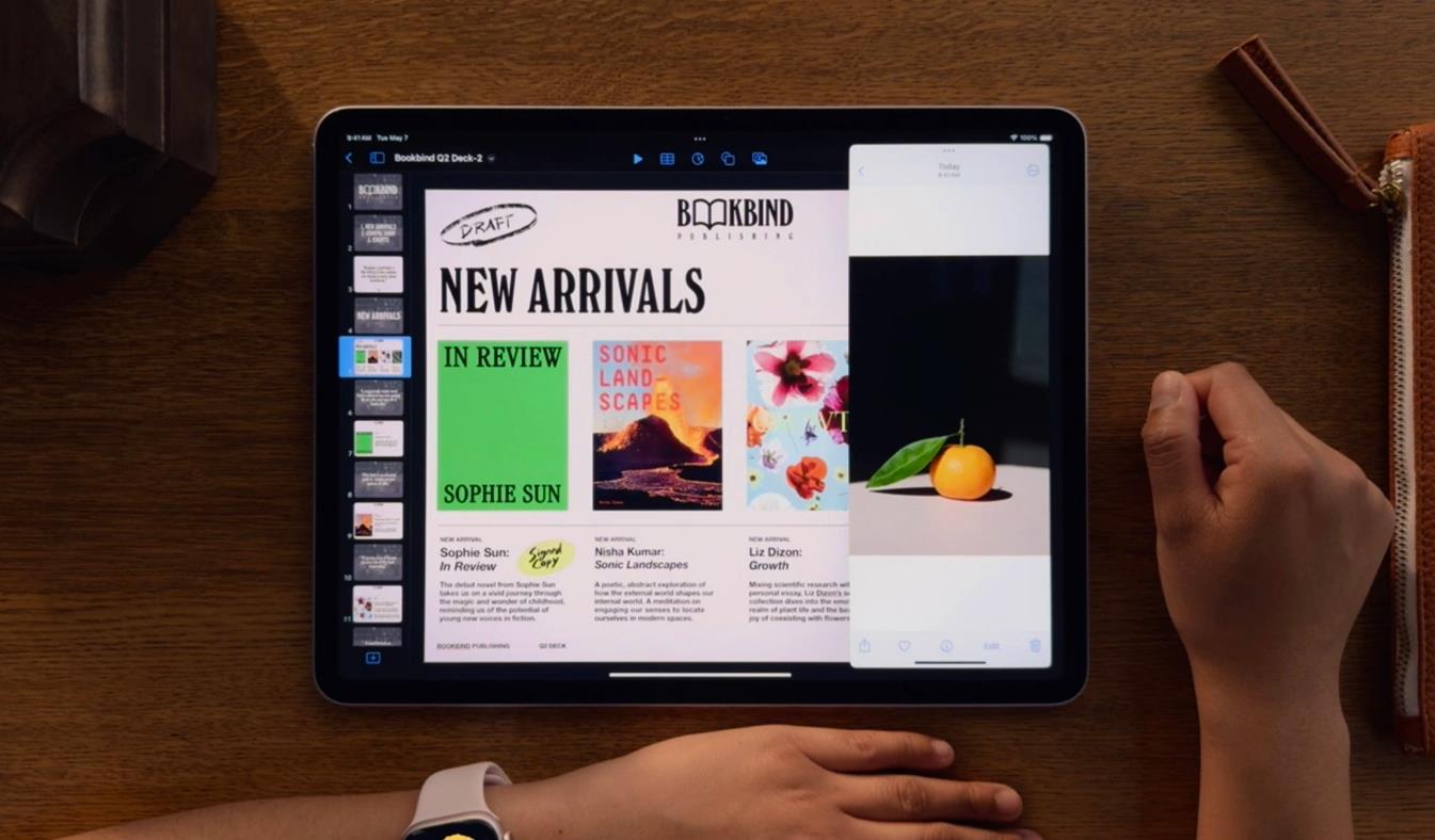 苹果2024款iPad Air发布：11/13英寸版本配备M2芯片与横向12MP摄像头