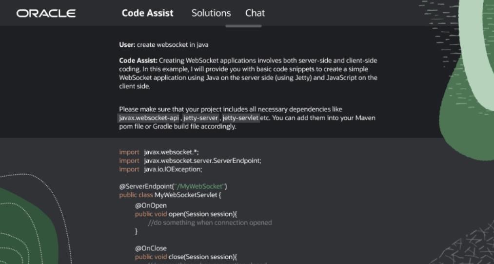 甲骨文推出Oracle Code Assist，AI编程助理助力高效Java开发