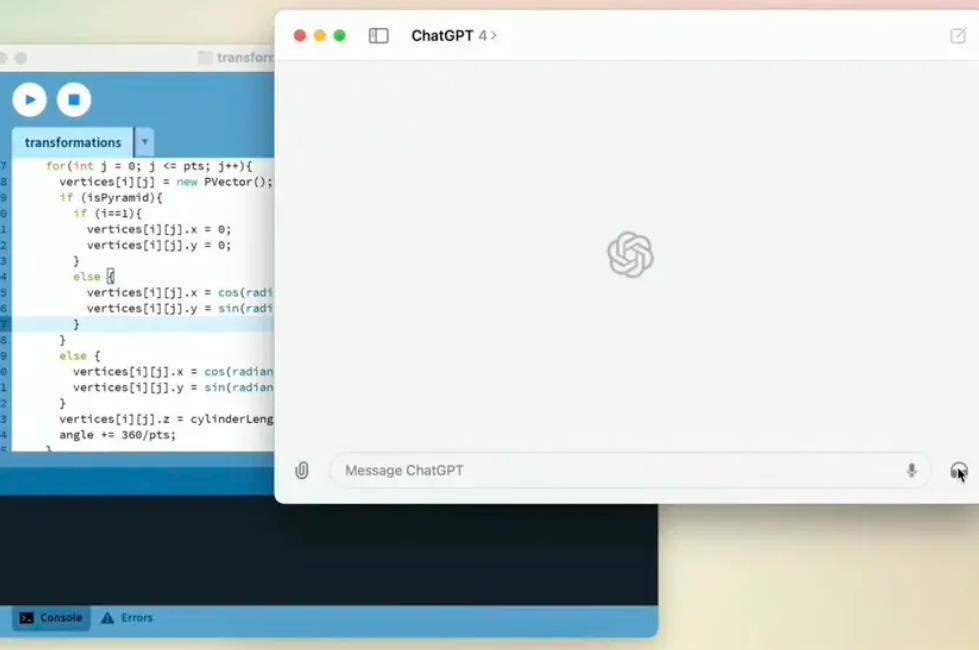 OpenAI发布ChatGPT桌面应用：Mac版先行，Windows版随后