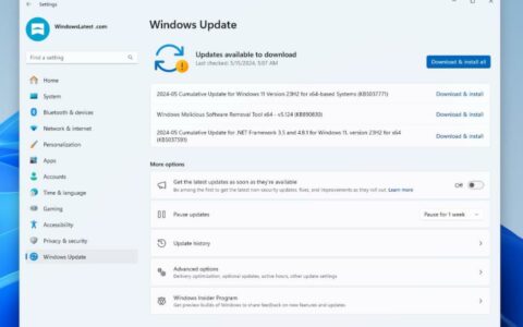 微软Win11五月累积更新KB5037771：功能升级与潜在问题解析