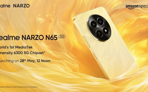Realme Narzo N65 5G印度发布在即：超强配置揭晓