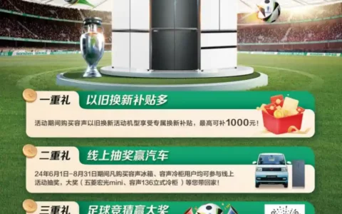 容声冰箱“以旧换新”活动启动，将掀起绿色消费新热潮
