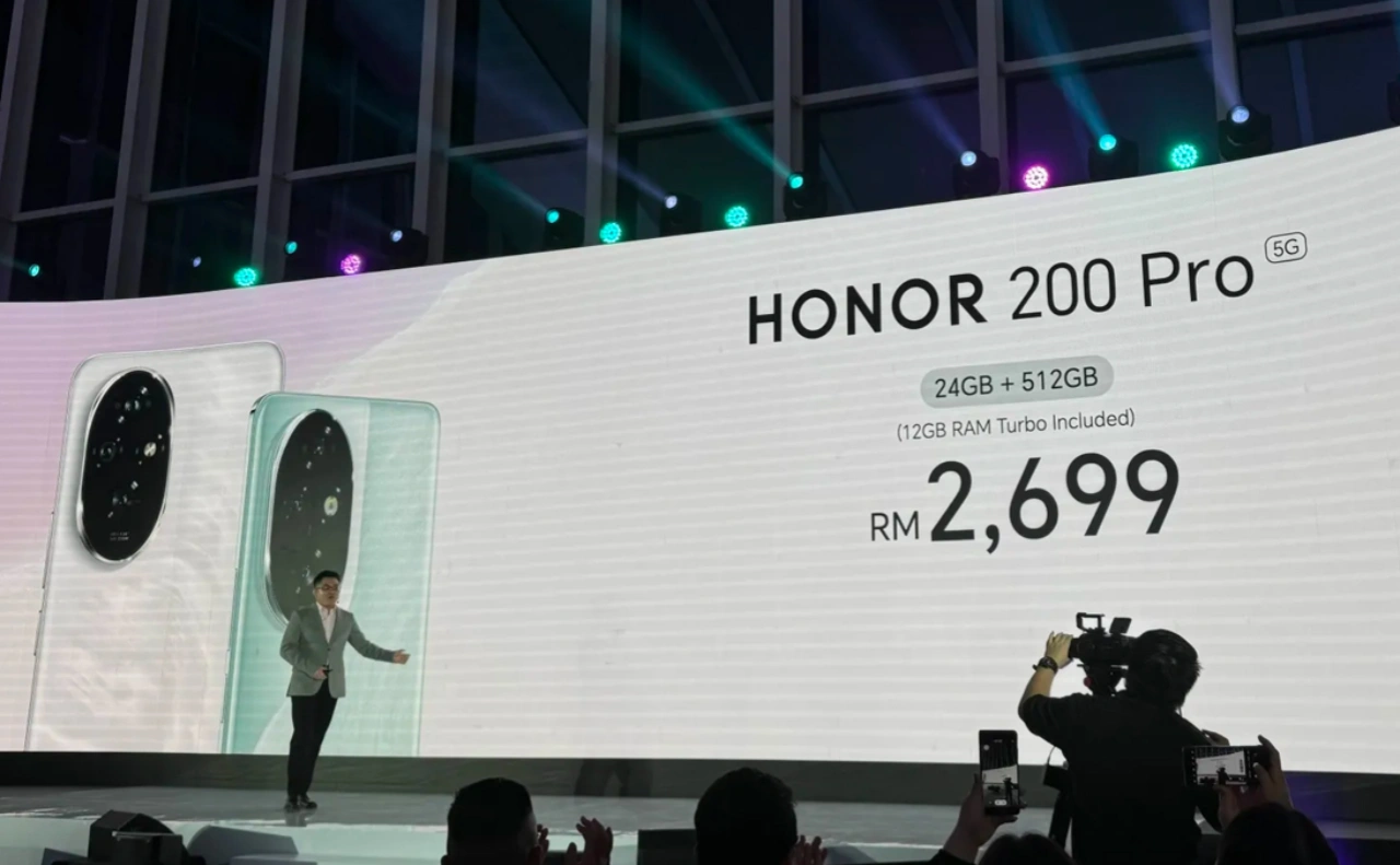 Honor 200 Pro 马来西亚售价RM2,699 搭载骁龙 8s Gen 3 和三重 50MP 摄像头