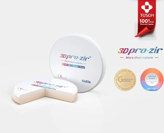 世界品质的高端美学修复材料 || Aidite 3D Pro zir