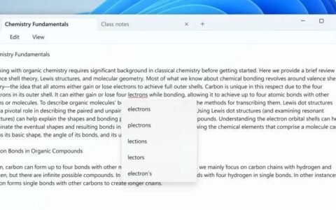 微软Windows 11记事本应用更新：全面上线拼写检查与自动更正功能