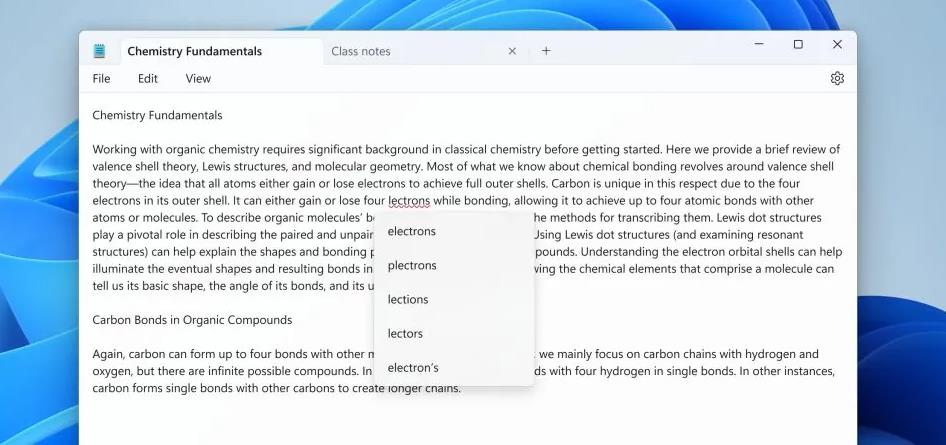 微软Windows 11记事本应用更新：全面上线拼写检查与自动更正功能