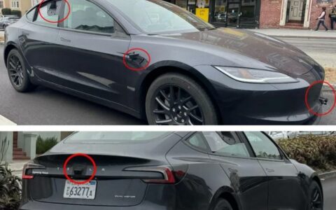 特斯拉Robotaxi曝光：带可疑摄像头Model 3测试车现身北加州