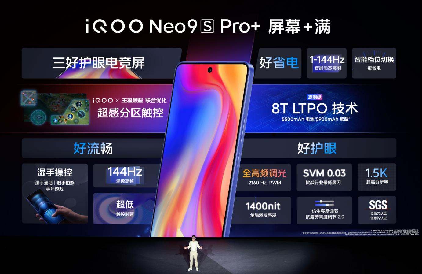 骁龙8 Gen3 双芯旗舰，iQOO Neo9S Pro+ 到手价2899元起