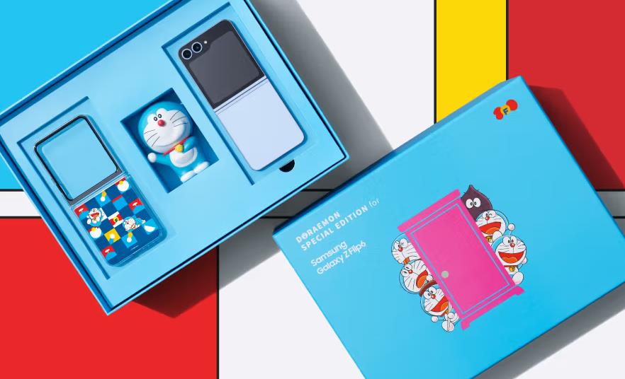 Samsung携手多啦A梦推出Galaxy Z Flip6特别版，设计别出心裁