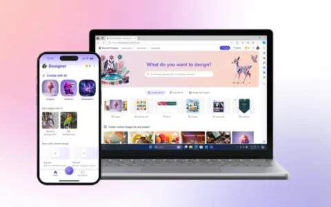 微软AI驱动的 Designer 应用程序登陆 iOS 和 Android 免费使用AI编辑图像