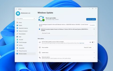 Windows 11将迎来“检查点累积更新”，大幅缩减更新文件大小