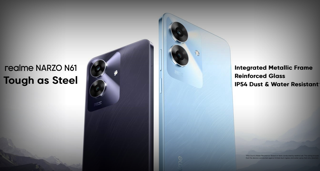 realme Narzo N61海外发布：搭载紫光展锐T612