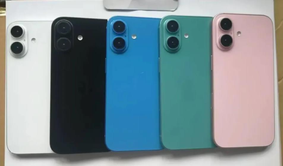 iPhone 16全颜色曝光：垂直摄像头设计，五种配色亮相
