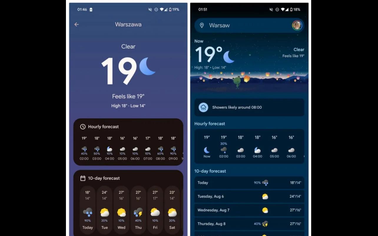 谷歌Google全新安卓天气应用曝光，即将随Pixel 9系列亮相