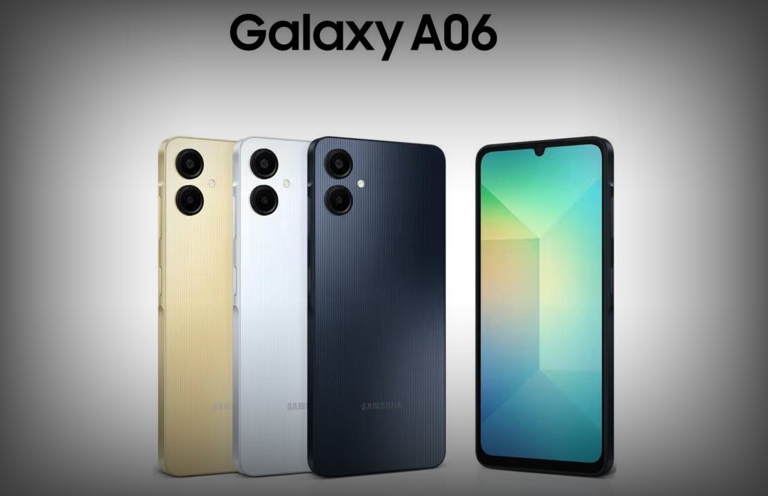 三星Galaxy A06外观曝光：新增金色配色，设计更纤薄