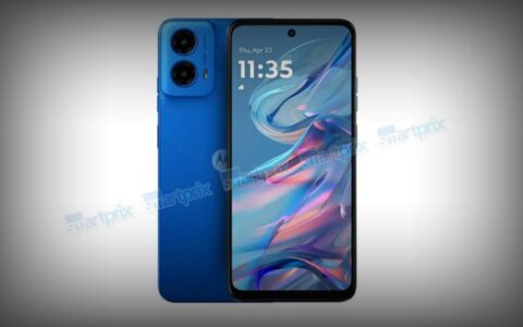 摩托罗拉Moto G45 5G渲染图曝光：采用打孔屏设计