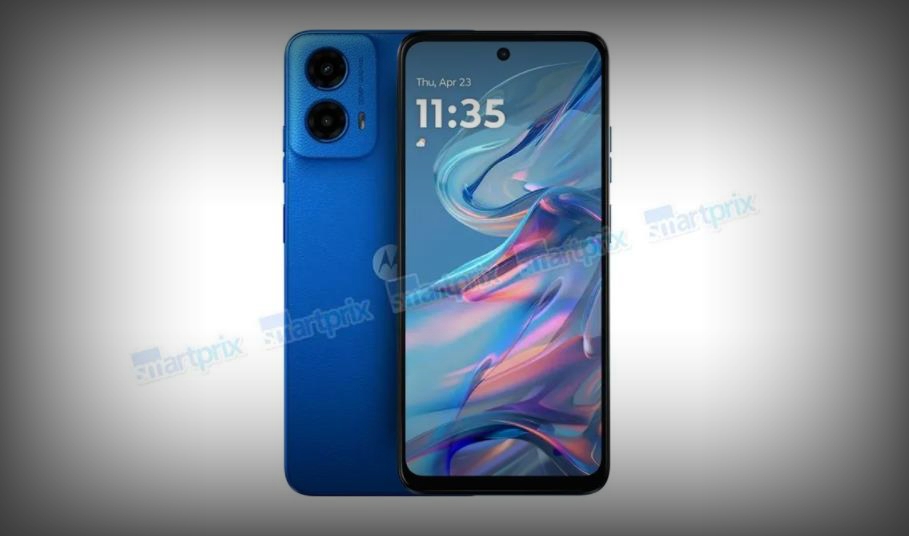 摩托罗拉Moto G45 5G渲染图曝光：采用打孔屏设计