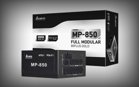 台达发布新款ATX 3.1全模组电源MP-850，金牌效率引领高端市场