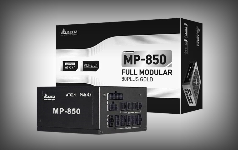 台达发布新款ATX 3.1全模组电源MP-850，金牌效率引领高端市场