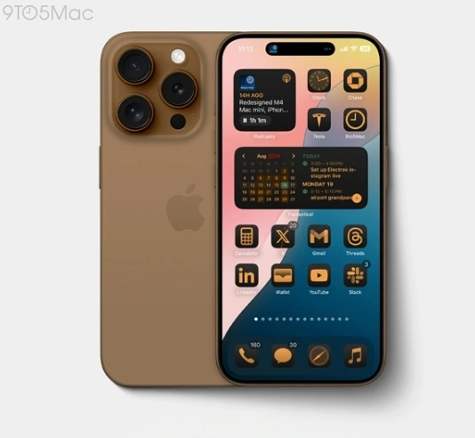 iPhone 16 Pro Max新增古铜色：取代前代蓝色版本