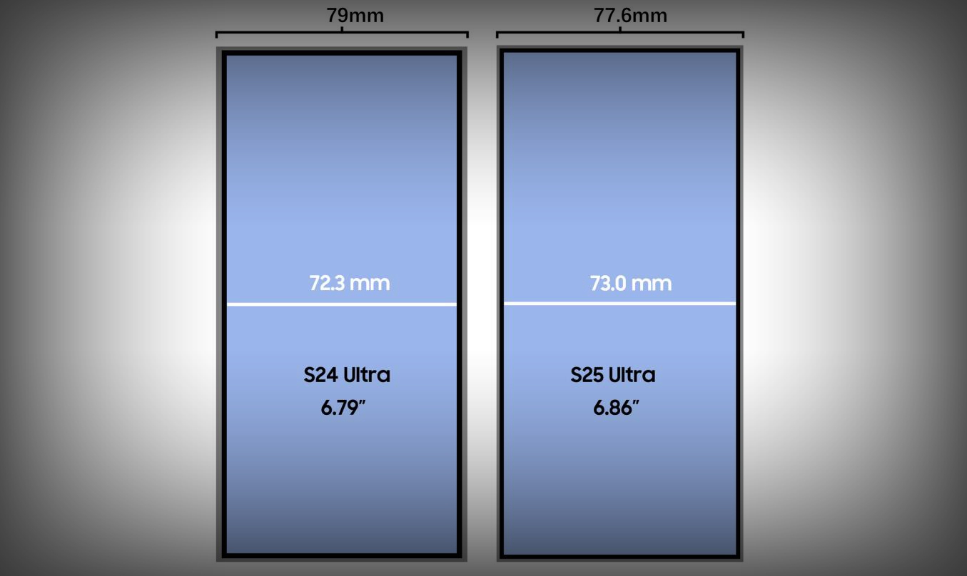 三星Galaxy S25 Ultra爆料：与iPhone 16 Pro Max同宽，搭载全新骁龙8 Gen4处理器