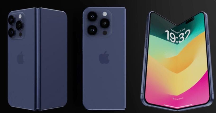 苹果iPhone Fold猜想图曝光，折叠屏手机或于2026年面世