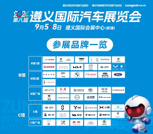 2024遵义国际车展9月5日至8日，盛大开幕！