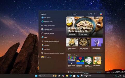 Windows 11新功能：搜索应用一键固定任务栏