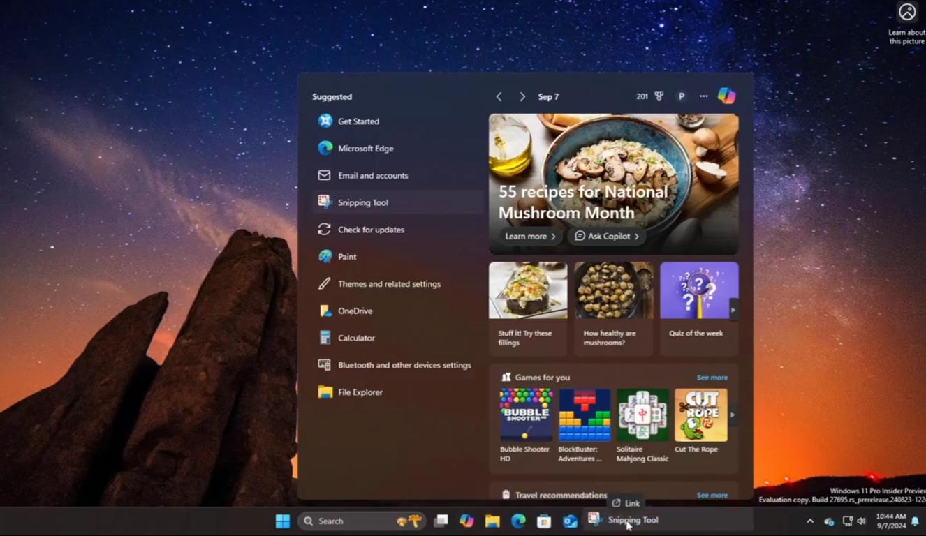 Windows 11新功能：搜索应用一键固定任务栏