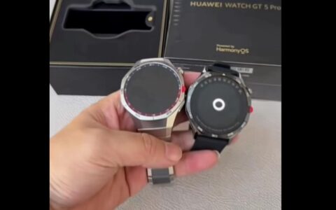 华为WATCH GT5系列智能手表曝光：金属质感，双色拼接，创新设计引期待