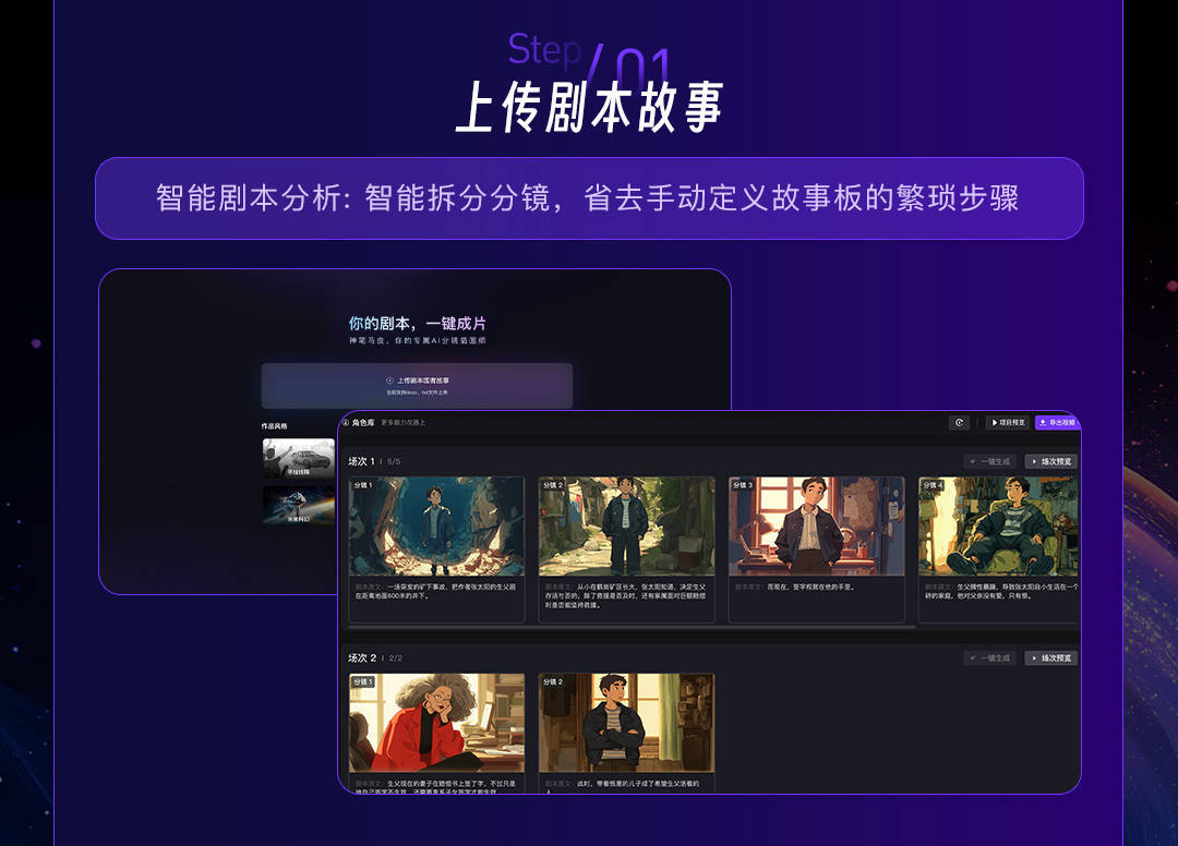 首款长剧本解析动态故事板AI生成工具落地！猫眼发布“神笔马良” 为创意提速 