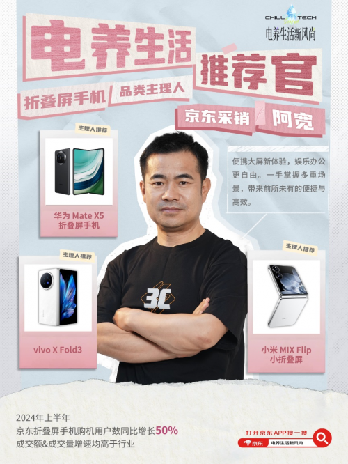 京东3C数码各品类主理人化身“电养生活推荐官” 超多3C数码好物等你挑选