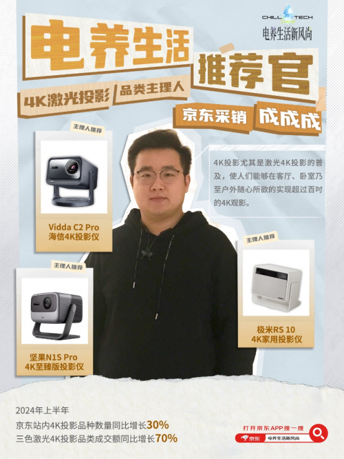京东3C数码各品类主理人化身“电养生活推荐官” 超多3C数码好物等你挑选