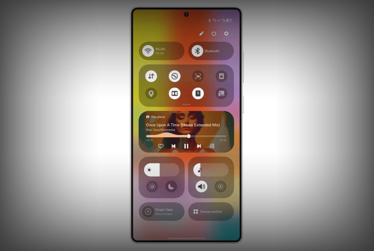 三星One UI 7测试版界面曝光：全新控制中心设计引关注