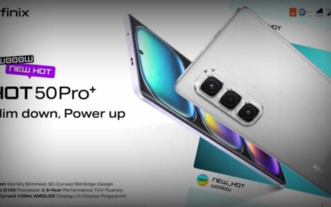 传音Infinix Hot 50 Pro +正式发布：120Hz曲面屏，薄至6.8毫米