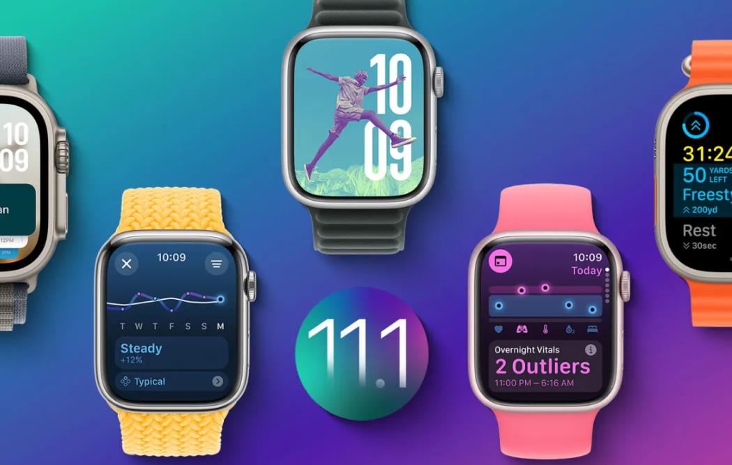苹果发布watchOS 11.1更新，新增睡眠呼吸暂停检测功能
