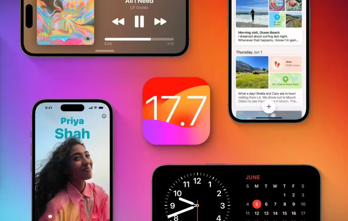 苹果发布iOS/iPadOS 17.7.1正式版更新：专注安全修复