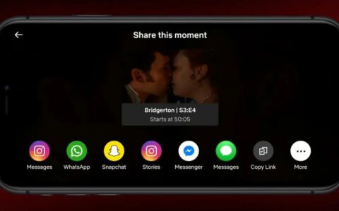 Netflix推出“Moments”新功能：保存并分享喜爱的影视片段