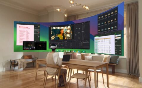 苹果推送visionOS 2.2 Beta更新，Mac虚拟显示器支持超宽模式
