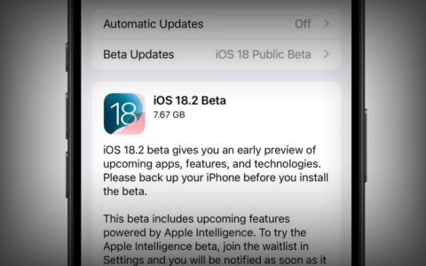 苹果发布iOS/iPadOS 18.2及macOS 15.2公测版，新功能抢先看