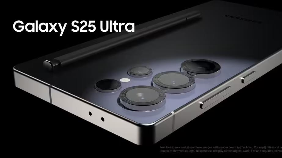 三星Galaxy S25 Ultra新渲染图曝光：四种基础颜色+线上专属配色引期待