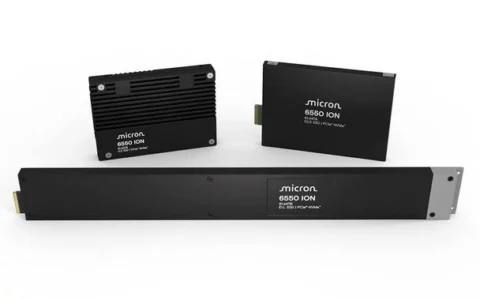 美光宣布全球首款 61.44TB PCIe 5.0 固态硬盘 6550 ION 出样