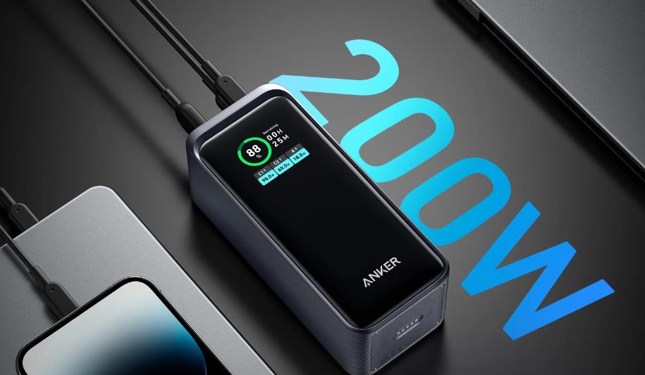黑色星期五美国亚马逊优惠：Anker Prime Power Bank 200W限时优惠41%，仅需110美元