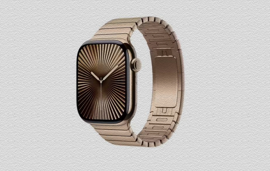 苹果推出新款Apple Watch金色链式表带，由316L不锈钢合金打造