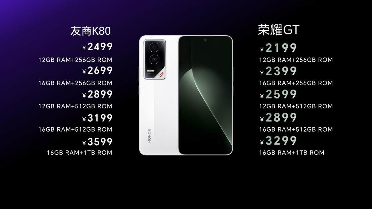 荣耀GT正式发布：性能、护眼、AI体验全面突破