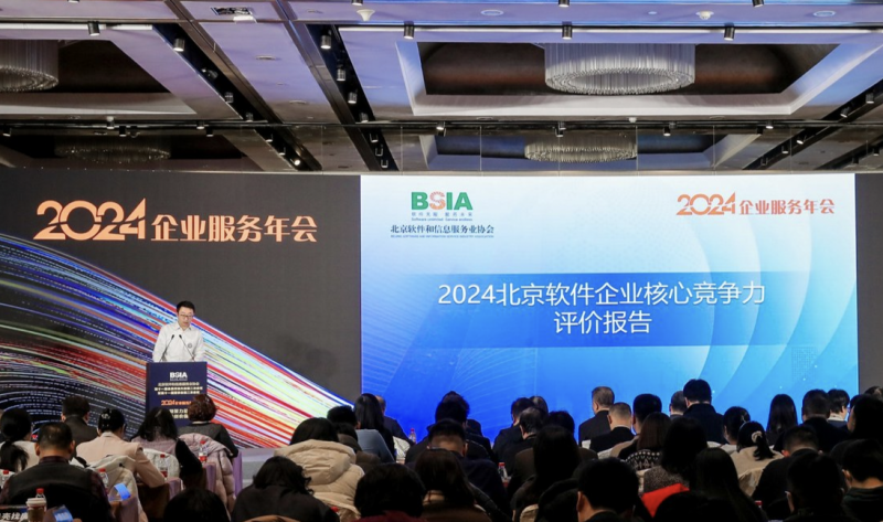 《2024北京软件企业核心竞争力评价报告》发布