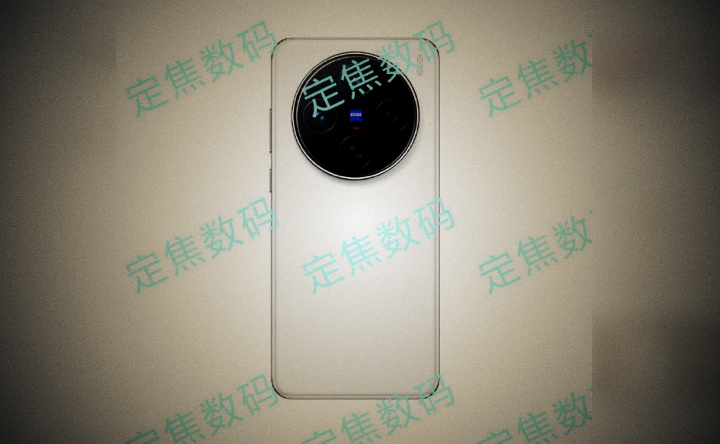 vivo X200S渲染图曝光，或首发天玑9400+芯片