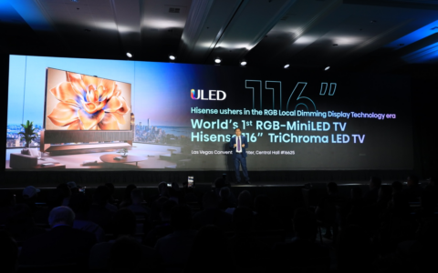 海信CES 2025发布全球首款116英寸RGB-Mini LED电视 色彩表现超越QD-OLED