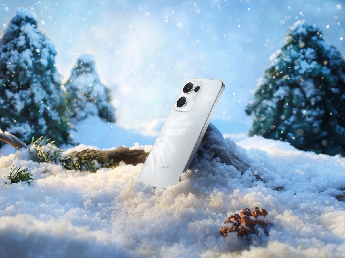 OPPO Reno13新配色「心动白」上市，以翩翩蝶翼描绘心动印记